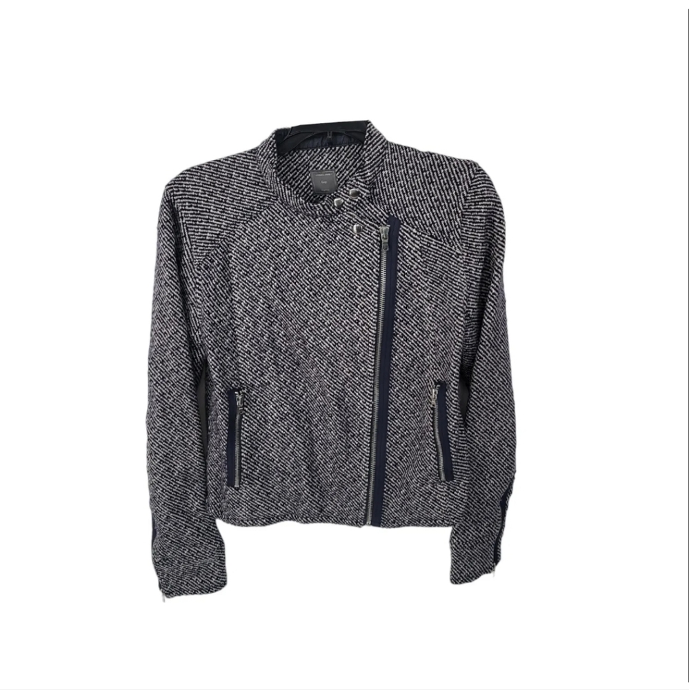 GAP Navy and White Women's Jacket